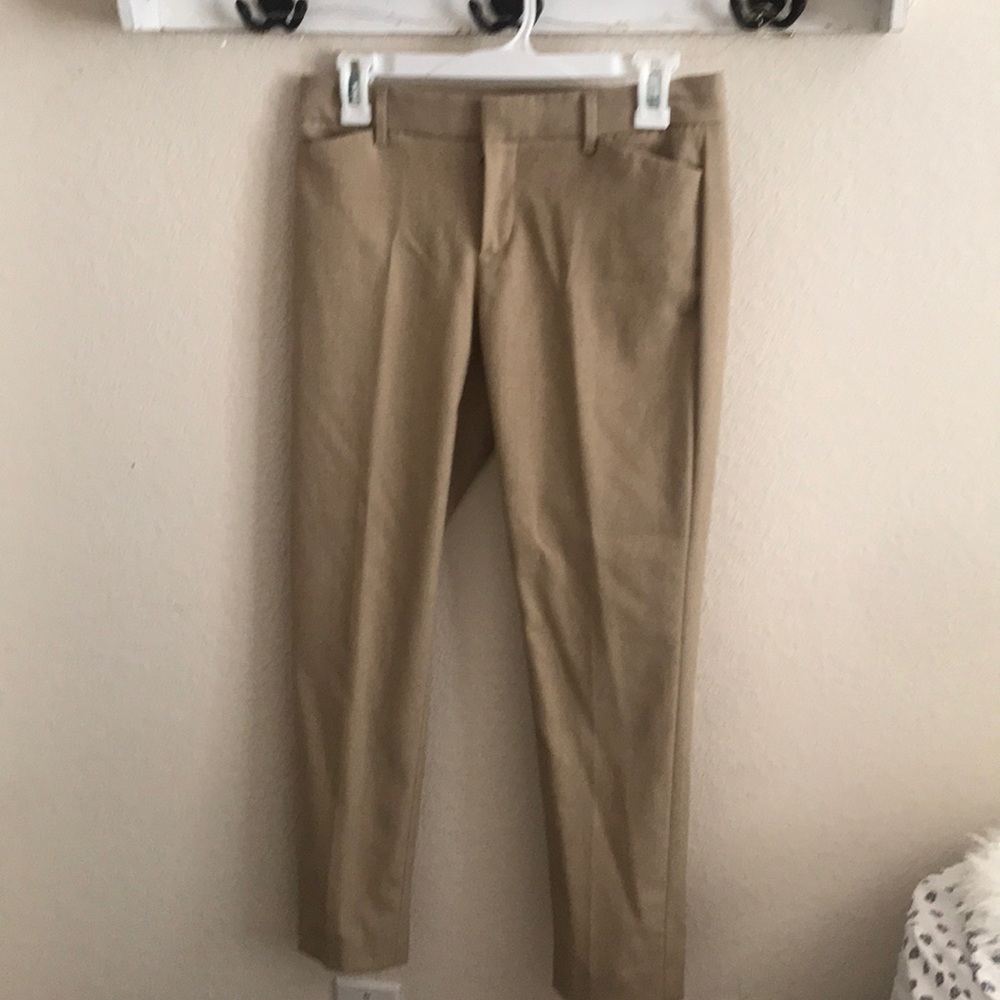 Petite khaki work pants